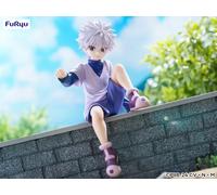 HUNTER X HUNTER STATUA KILLUA ZOLDYCK FURYU PVC NOODLE STOPPER 13 CM NUOVO