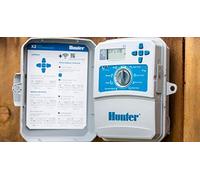 HUNTER X2 401-4 Stagioni- Esterno/Interno -Programmatore Compatibile WiFi Modulo Wand (non Incluso)