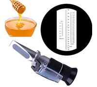 HunterBee apicoltore rifrattometro miele con ATC ,Enologo rifrattometro, 58-90% Brix 10-33 Moisture Meter per il miele condensato oli vegetali latte apicoltore, marmellata di frutta