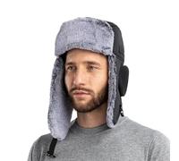 HunterBee Orecchie Cappello Bombardiere Ushanka Uomo Donna Berretto Russo Cacciatore di Trapper Freddo Antivento Pelliccia Sci da Caccia Neve eschimese