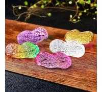 HunterBee Set di 5 conchiglie finte di arachidi 3D realistiche per regali di festa del Ringraziamento, fermacarte
