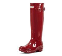 HunterBota Original Tall Gloss - Stivali donna, Rosso (Military Red), 42 2/3