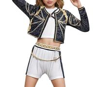 Hunters Idol Z-oey R-umi Stage Outfits Set completo, Hunters Girls Stage Outfit Pop Singers Dress Up Costume per Festival Halloween Holiday Party Performance