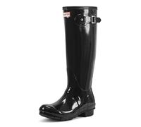 Hunters - Original Tall Gloss, Stivale, unisex, Negro, 37 EU