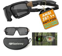 HUNTERSKY Hts Q37 Attrezzature Di Protezione Sport Motorizzati Moto Antiappannamento Occhiali Polarizzati Per Montare Occhiali Occhiali Da Sole Imbottiti, Caccia Tiro Airsoft Antipolvere Antipolvere