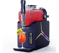 HUNTFF Macchina per Granite da 2,5 l, Macchina per frappé, Non necessita di Ghiaccio, autopulente, Controllo Intelligente della Temperatura, Pannello Touch Digitale, Macchina per Bevande ghiacciate