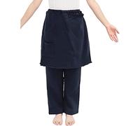 HUNTFF Pantaloni in Cotone per la Cura dei pazienti, Abbigliamento per pazienti Anziani disabili sottoposti a Interventi Chirurgici, Facili da Indossare e da togliere (Blu Reale, M-M)