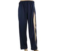 HUNTFF Pantaloni per pazienti con Cerniera Laterale per pazienti Anziani Costretti a Letto, con fratture, con disabilità, per la Cura di pazienti Chirurgici (Blu Invernale, XL-XLarge)