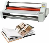 HUNTFF PLASTIFERA PLASTIFER Carta A2 A3 A4 Laminatore a Caldo e Freddo, 350 mm/450 mm Macchina per laminazione di Film, per Carta A3/A4 con Una o Due Facce, 450 mm