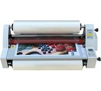 HUNTFF Plastificatrice per Film a Caldo e a Freddo 450 mm A2+, Macchina per laminazione a Una o Due Facce, plastificatrice per fotografie Commerciali industriali, per l'uso in scuole, uffici e Case