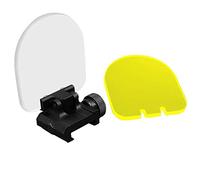 Huntiger Scope Ottica 4 mm Spessore Rifle Scope Pieghevole Lens Protector per Obiettivo Sport