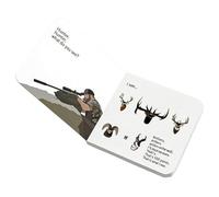 Hunting Board Book, Deer Ethics Guide, 5.91x5.91 Inches Outdoor Book with 16 Pages, Educational Reading Material, Learning Books with Sturdy Pages, Wildlife Guide for Beginners and Families
