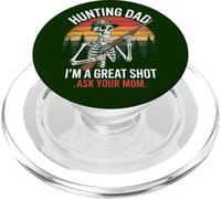 Hunting Dad Ottimo scatto Chiedi a tua madre scheletro PopSockets PopGrip per MagSafe