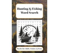 Hunting & Fishing Word Search Puzzle Book: Word Search with Easy to Read Print about Hunting, Fishing, Wildlife, and More | 6x9 inches | 50+ Puzzles … Gift for Vacations, Holidays and Free Time