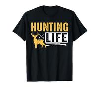 Hunting Life Deer Hunter Life Adventure Nature Lover Maglietta
