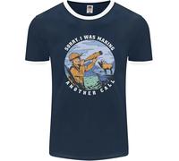 Hunting Making Another Call Hunter Funny Uomo Ringer T-Shirt FotL