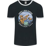 Hunting Making Another Call Hunter Funny Uomo Ringer T-Shirt FotL
