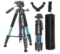 Hunting Rest - Supporto da spalla a V, treppiede da 188 cm, piattaforma resistente, treppiede professionale da viaggio, compatibile con reflex digitali, telefoni cellulari, proiettori, telescopio