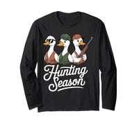 Hunting Season Goose Duck Blind Shenanigans Maglia a Manica