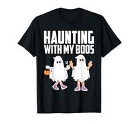 Hunting with My Boos Ghost Pair Maglietta