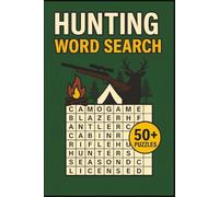 Hunting Word Search Puzzle Book: Word Search with Easy to Read about Hunting, Nature, Outdoors, and more [6x9 inches, 110 pages] 50+ puzzle....a Gift for Vacations, Holidays, and Free Times