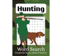 Hunting Word Search Puzzle Book: Word Searches With Easy To Read Print About Hunting, Safari, Wildlife And More! | 6x9 inches, 110 pages, 55 puzzles | Great for Holidays, Vacation & Birthdays