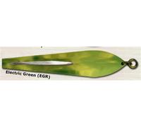 Huntington 45EGRSFS Drone Spoon Dipinto Verde Con Riflesso Argento Scala 12/0
