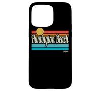 Huntington Beach California Retro Sunset Surf Trip Surfing Custodia per iPhone 15 Pro Max