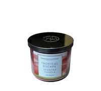 Huntington Home Soy Blend Scented Candle All Scented, 3 Wicks 45/60 Hours Tropical Escape