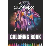 Huntr'ix coloring book: Fun & Epic Fantasy Coloring Pages for Kids, Relaxation & Creativity