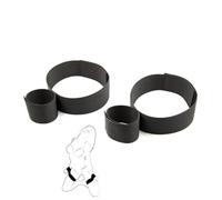 HUNTVE 1 Paio di Divertenti Giocattoli in Nylon per Polso e Coscia per Coppie Polsini Morbidi e Confortevoli Manê`ttê Šêsso con Pulsante Accessorio Bồṇḍạgẹ Šêx Toy Sport Hand Cord
