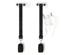 HUNTVE Maniglie per amaca per fessure per porta di inceppamento semplice, accessori per il movimento delle porte sospese, tubi autonomi per fessure della porta di inceppamento (nylon)