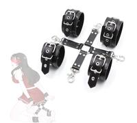 HUNTVE Set di Polso e Caviglia Legato in Pelle PU con Cinturino da Polso Incrociato Giocattolo di Ruolo