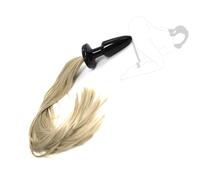 HUNTVE Simulazione in silicone della coda del cavallo Anâl Plûg Cosplay Costume per donne uomini gioco