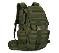 HUNTVP 50L Zaino Tattico, Grande Zaino da Trekking Militare MOLLE Daypack Assalto per Donna Uomo Viaggio All'aperto Campeggio Escursionismo,Verde