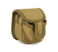 HUNTVP Borsa per Fionda, Borsa a Proiettile Fionda, Custodia per Munizioni a Fionda, Marsupio Molle per Caccia Outdoor Trekking, Marrone