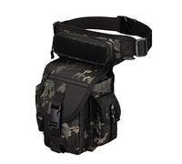 Huntvp® Marsupio Cosciale Tattico Militare Borsa Gamba Moto Molle Impermeabile per Campeggio Escursionismo Ciclismo Viaggio Trekking Sport Porta Smartphone (Camo)