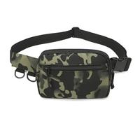 HUNTVP Marsupio tattico piccolo marsupio militare EDC da uomo a tracolla marsupio da donna per uso quotidiano viaggio escursionismo marsupio, Mimetico, 7.9 x 5.5 x 2 inches