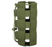 Huntvp Regolabile Borsa Porta Borraccia Molle Militare Tattico Borsa Tracolla Porta Bottiglia Custodia per Borraccia Sport Ciclismo Trekking Campeggio Escursionismo, Type-2 Verde