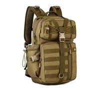 HUNTVP Zaino Militare 30L, Zaino Uomo Sportivo Tattico 30 Litri, Miltec per Viaggio Trekking Ciclismo All'aperto Campeggio Escursionismo,Marrone