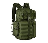 HUNTVP Zaino Militare 30L, Zaino Uomo Sportivo Tattico 30 Litri, Miltec per Viaggio Trekking Ciclismo All'aperto Campeggio Escursionismo,Verde