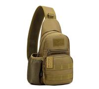 HUNTVP® Zaino Monospalla Militare Tattico Uomo Borsa Petto Sportivo Molle Zaino a Tracolla per Campeggio Escursionismo Ciclismo Trekking Sport