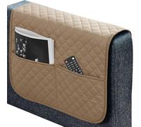 HUNYA Tasca Laterale reclinabile, Copri braccioli del Divano - Portaoggetti e Organizer per Poltrona,Copri braccioli per Divano Impermeabili, Resistenti, multifunzionali, Morbidi, Facili da Usare