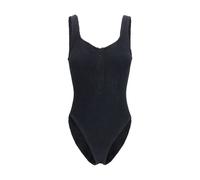 Hunza G Black Polyamide One-Piece Swimsuit - One Size