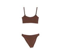 Hunza G - Cassie Beaded Bikini - - Swimwear - Donna - Marrone - ONE SIZE