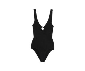 Hunza G - Scoop Neck One-Piece - - Swimwear - Donna - Nero - ONE SIZE