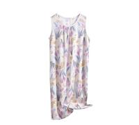 Huoghebg Camicia da Notte da Donna Offerta Camicia da Notte Donna Estiva Curvy Maglietta da Notte Elegante Camicia da Notte da Donna Stampa Comfort Pigiama Donna Corto Estivo Set Pigiama Estivo