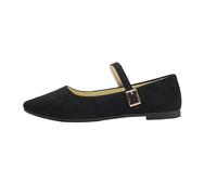 Huoghebg Sandali Ballerine ritagliate da Donna, Scarpe Eleganti Mary Jane comode con Punta Rotonda e Fibbia, Scarpe Casual Sexy Ballerine