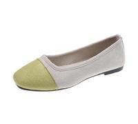 Huoghebg Scarpe basse da donna a punta, ballerine casual in maglia, comode e eleganti, modello Mary Jane, scarpe da ufficio e da lavoro, estive leggere