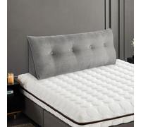 HUOLE - Cuscino da Lettura Triangolare Supporto Lombare Grande Cuscino Ergonomico per Schiena, Cuscino Angolare per Testa, Cuscino per Letto, Cuscino per Divano, Multifunzionale, in Tessuto Liscio